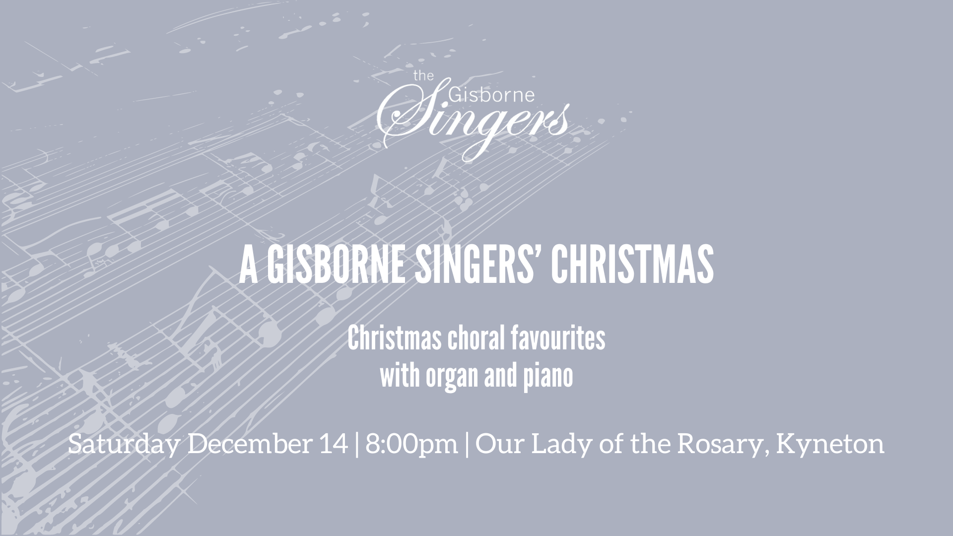 A Gisborne Singers' Christmas